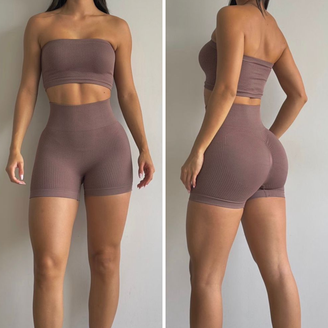 SET SHORT + TOP STRAPLE