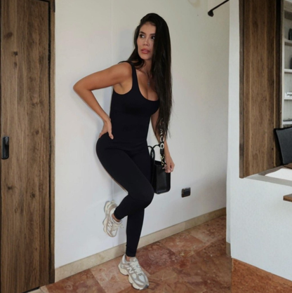 ENTERIZO SEAMLESS LARGO SIN PUSH UP