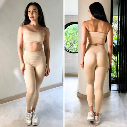 SET LEGGINS + TOP STRAPLE