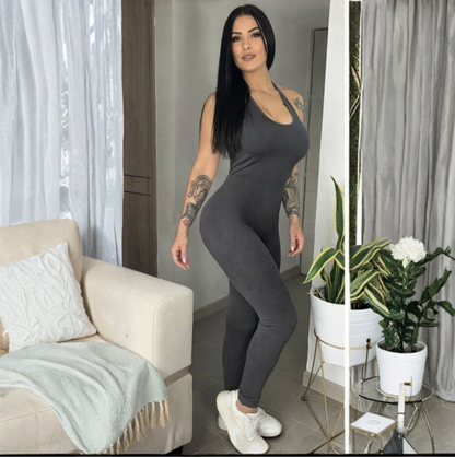 ENTERIZO SEAMLESS LARGO HALTER