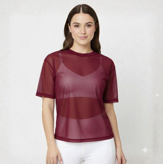 BLUSA MALLA OVERSICE VIBE