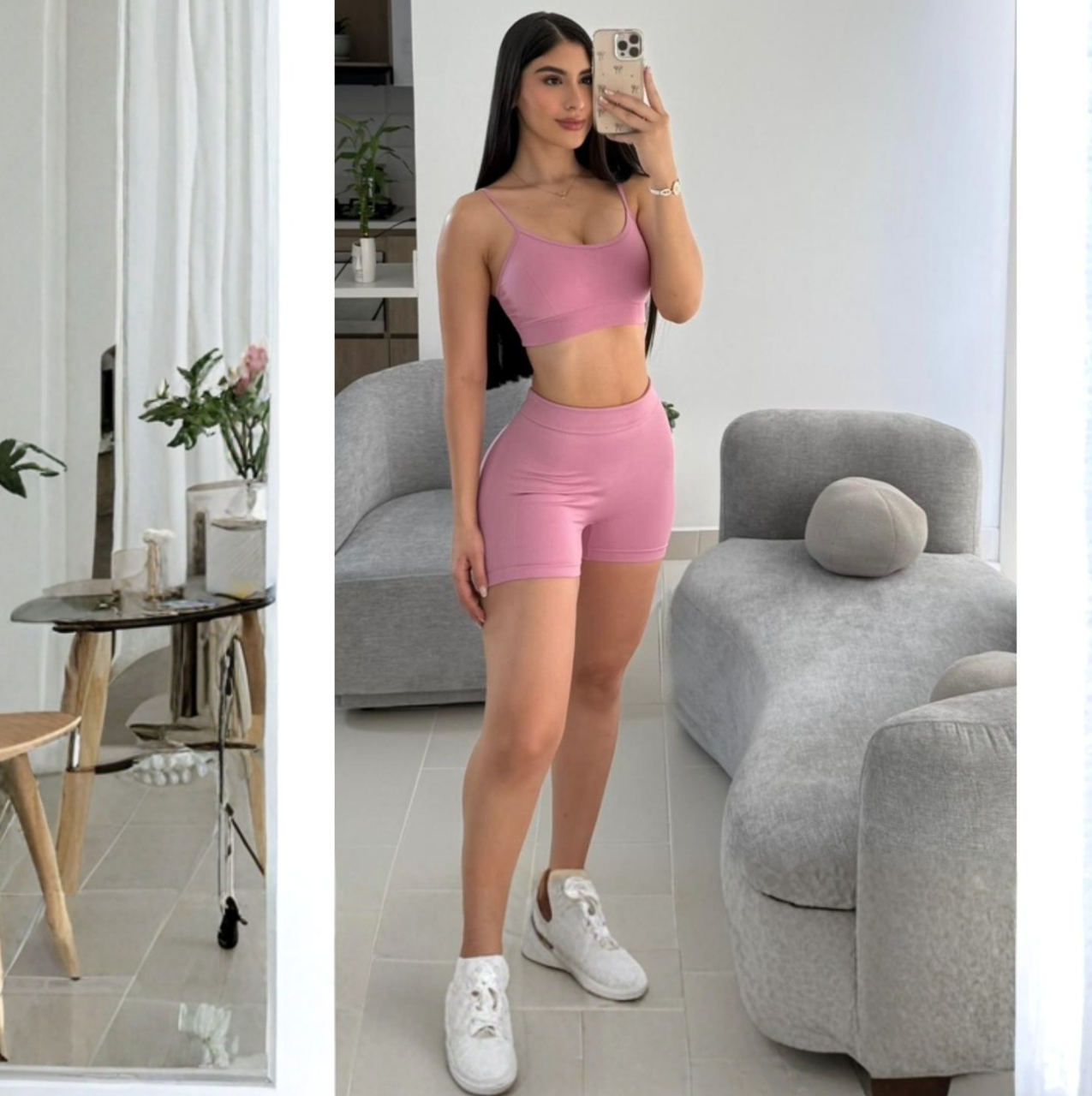 SET SHORT + TOP AURA