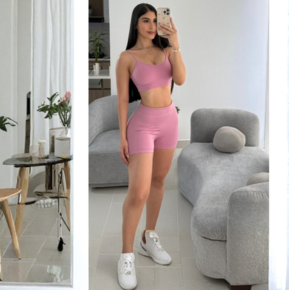 SET SHORT + TOP AURA