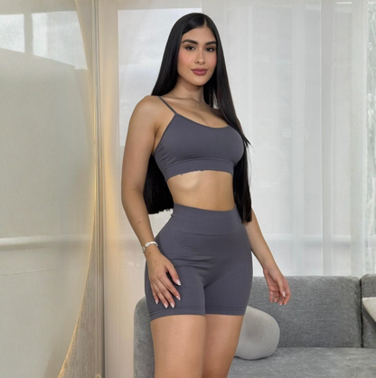 SET SHORT + TOP AURA