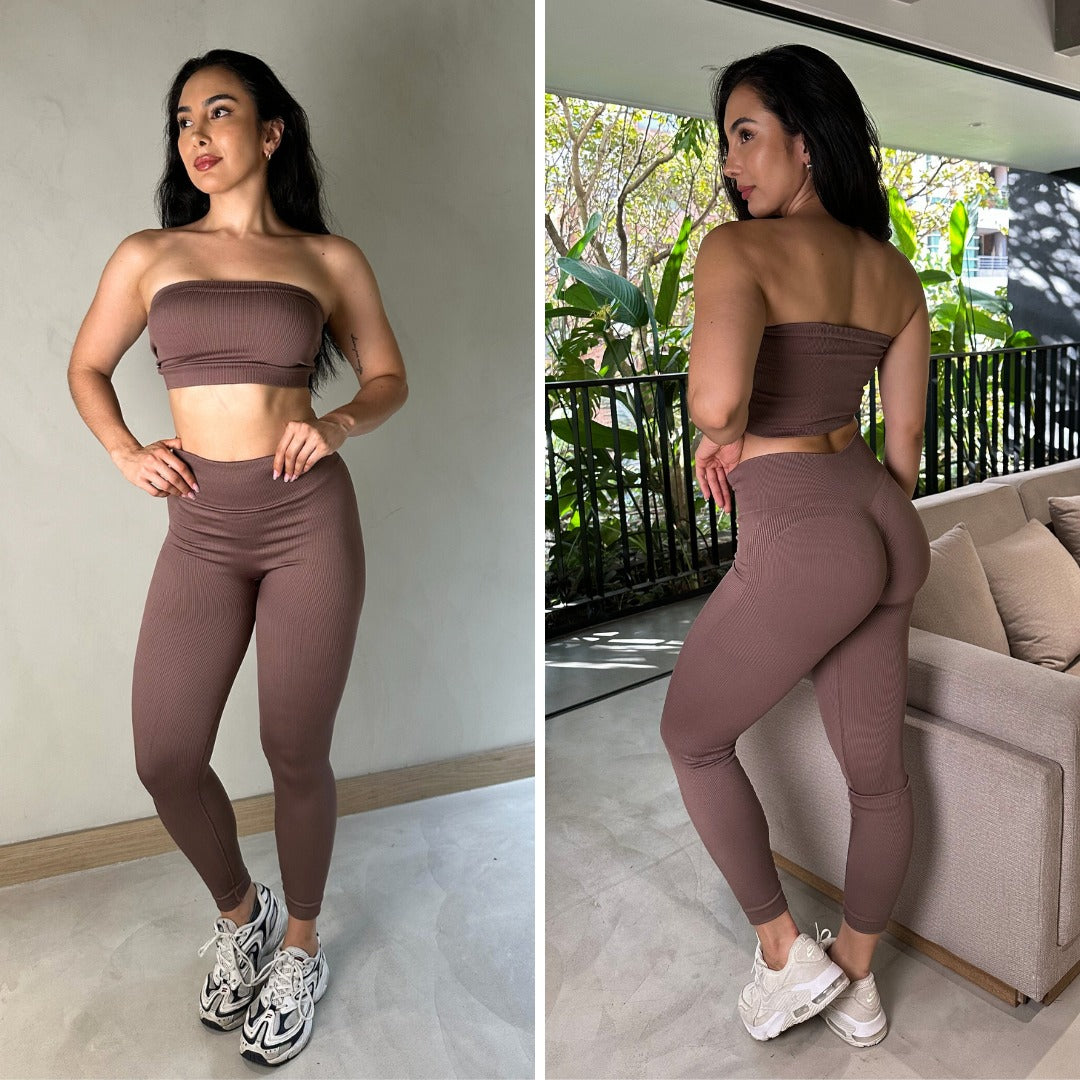 SET LEGGINS + TOP STRAPLE