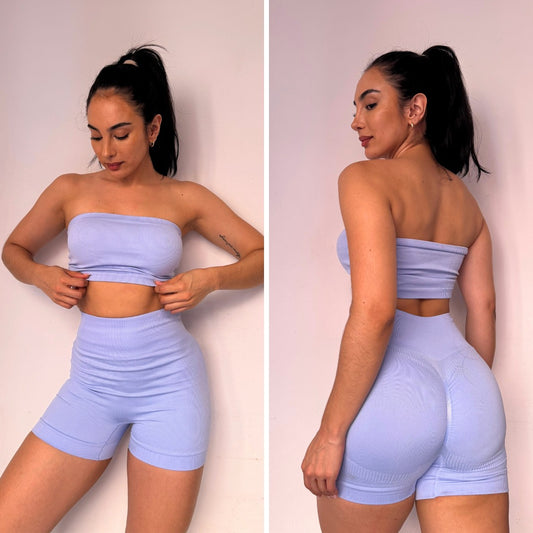 SET SHORT + TOP STRAPLE