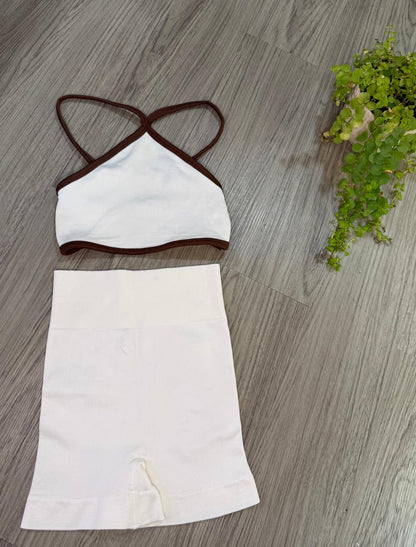 SET SHORT + TOP VELA