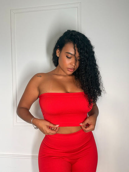 SET SHORT + TOP STRAPLE